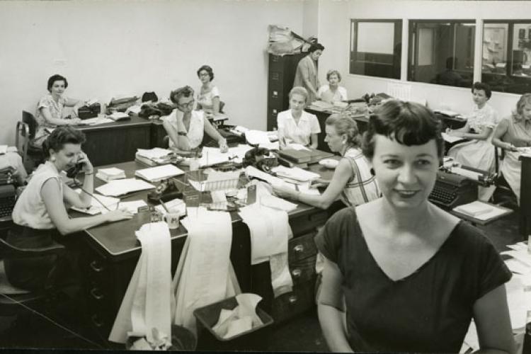 staff of the women’s pages section of the Miami Herald 