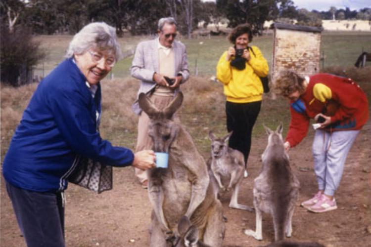 Paxson in Australia, 1987.