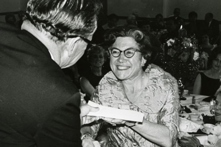 Paxson winning a Penney-Missouri Journalism Award in 1970